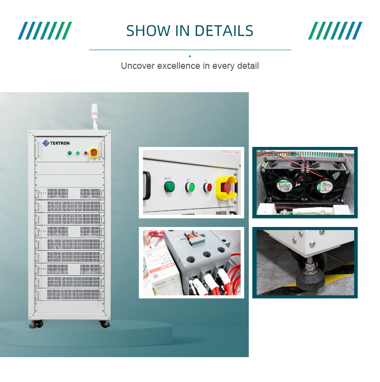 Detail mesin penuaan baterai 100V